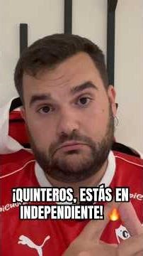 ¡QUINTEROS, ESTÁS EN #INDEPENDIENTE! EL PUNTO ANTE BOCA NO SIRVE.