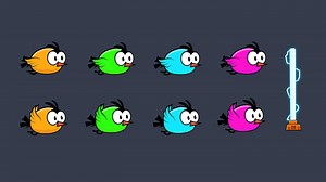 Flappy Bird Game Sprite Animation's - Arjun K R