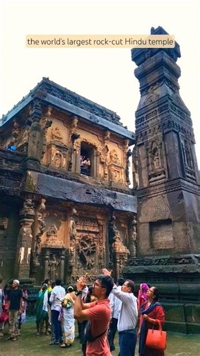 The Kailasa Temple, Cave No. 16, Ellora Caves, Verul, Maharashtra - world's largest rock cut Temple