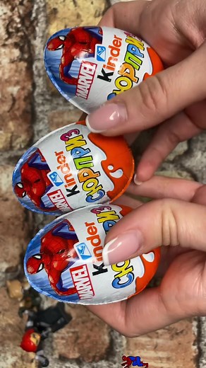 Unboxing Kinder Surprise Toys | ASMR Chocolate Marvel Toys