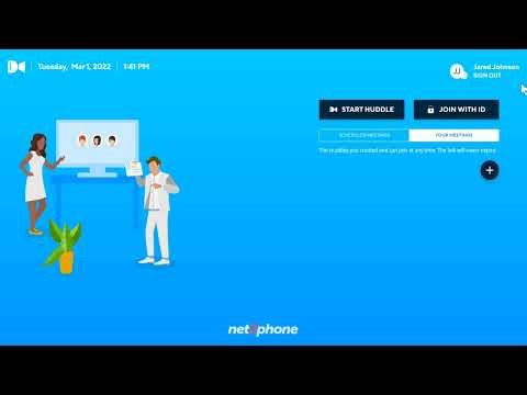 Net2Phone Admin Portal: Accessing Huddle