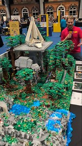 Huge LEGO Endor by the Cole Brothers | Beyond the Brick