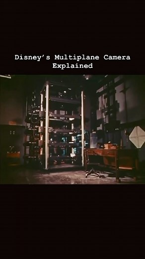 Disney History on Instagram: "In this clip from “The Tricks of our Trade”, Walt Disney explains how the Multiplane Camera adds a third dimension to animated films. While the Disney Studio’s Multiplane Camera is the most famous, they were not the first to use this technique. Walt’s one time partner, Ub Iwerks built a horizontal version in the early 1930’s out of Chevrolet parts. Disney’s first use of the camera was in the 1937 Academy Award winning short, The Old Mill. If you’d like to see a Mult