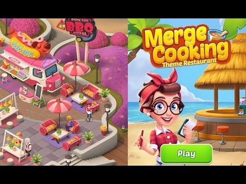 Merge Cooking:Theme Restaurant | Level 8-9 Part 5 🍓🍒🍎