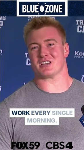 OT Bernhard Raimann talks Daniel Jones' perseverance after torn Achilles