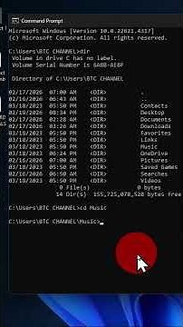 Four Basic Command Prompt Commands