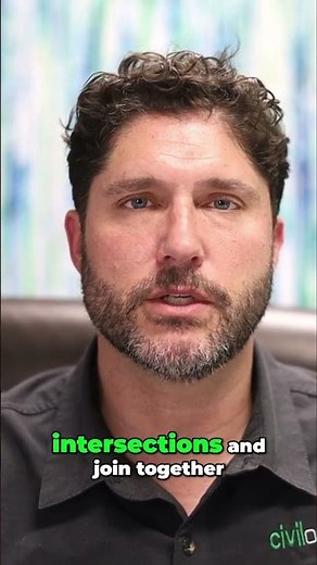 Civil 3D: Creating Complex Corridor Intersections #shorts