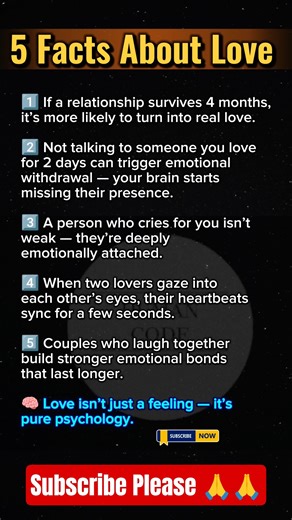 5 Facts About Love #behaviorsecrets