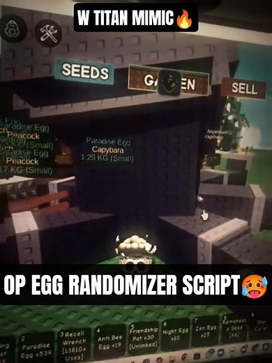 OP Egg Randomizer Script for Grow A Garden Pastebin Latest Updated Script