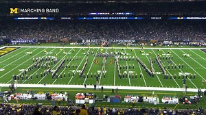 Enjoy the final halftime show of Michigan Football's National Championship-winning season! MUSIC SELECTIONS: Act IV: Scène and Scène finale from “Swan Lake” - composed by Pyotr Ilyich Tchaikovsky Music from Ted Lasso - composed by Marcus Mumford and Tom Howe Musical Arrangements by Richard Frey and Chuck Ricotta Flag Choreography by Joan Noble-Pruett Drill by Richard Frey PA Announcing by Eric Miller | The University of Michigan Marching Band