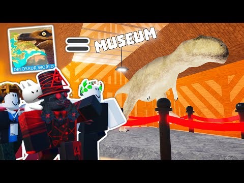 A Fanmade Museum for Dinosaur World Mobile!? | Dinosaur World Mobile Museum Roblox