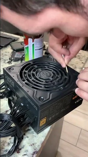 How I clean my Dusty PC PSU #pc #shorts #cleaning #gamer #fyp
