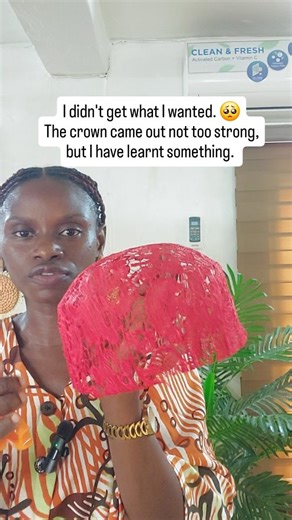 Class members, it didn't work the way I wanted even after applying Stiffener the second time. Anyways, I will use another crown for this brim.😃 But I have learnt something.😁 | Allured By Ruby