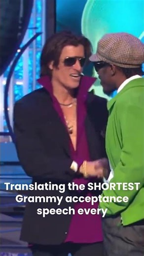 Finally, a speech we didn't need to summarize. #shorts #grammy #andre3000 #outkast #viral #trending