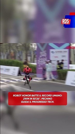 Un robot segna un record nella mezza maratona