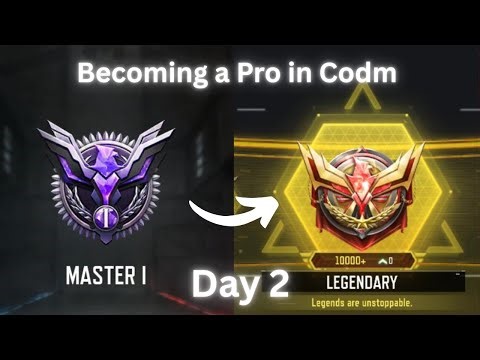 DAY 2 | Becoming a Pro in CODM | Noob to Legendary Rank
