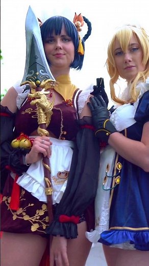 Xiangling and Jean Genshin Impact Cosplay with @sakuramochi.cosplay at Japantag 2022