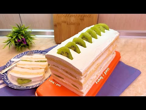 Ledeni vjetar sa bananom i kivijem - omiljeni zimski kolač koji se topi u ustima