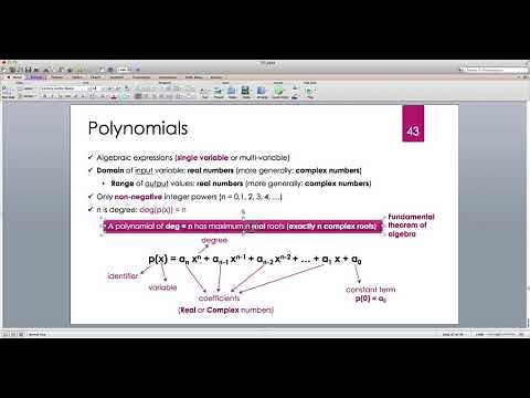 Java For Scientific Computing: Polynomials -- Part 1