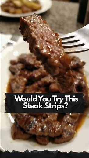 Grill Pan Honey Glazed Steak Strips