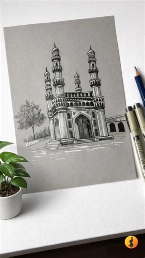 Pen drawing on paper || Ink art #penart#inkart#pen#drawing#art#fineliner#sketch#viralart#shorts