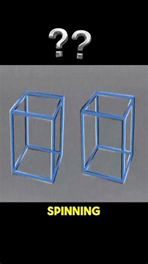 This Spinning boxes Illusion is insane😱#opticalillussion #illusion #illusionshorts