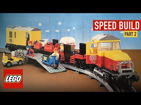 [Part 2] Watch This 1985 Vintage LEGO® Trains Set Come Together!