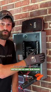 Costs of installing 60 amp sub panel #electrician #tradesman #homeowner | Everyday Home Repairs