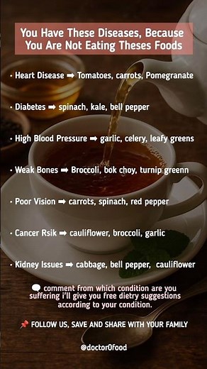 You Have These Diseases Because You Are Not Eating These Foods | Healthy Diet Tips For Every Disease