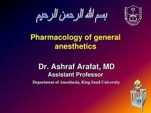 Pharmacology of general anesthetics - SlideServe