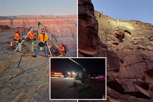 Man dies at Grand Canyon after slipping over edge, falling more than 100 feet
