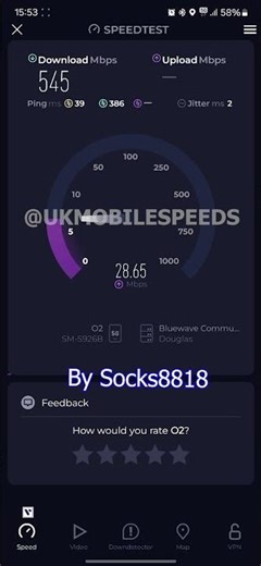 O2 5G SA Speeds Mosspark Blvd Glasgow #telecom #ukmobilespeeds #5gnetwork #5gtechnology #5gspeeds