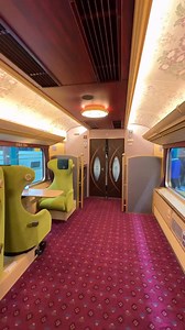 Japan trains are next level 🤯🚂 You would think that this is an expensive, luxury experience but, believe it or not, it’s just a special version of an express train. It’s called the “Aoniyoshi” Sightseeing Limited Express and you can take it between Kyoto, Nara, and Osaka. It costs an additional $5 to your regular one way fare (on the Kyoto-Nara line) and the ride is ~40 minutes. You can purchase tickets on the Kintetsu website or at the ticket counter in the station. Seats A&B are facing each 