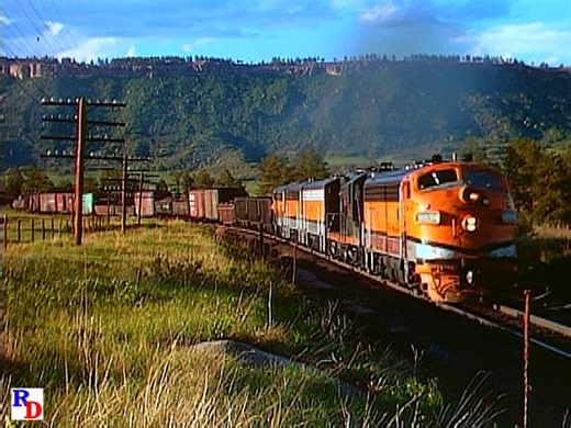 Denver & Rio Grande Western GP30s and F-Units at Grand Junction and perhaps an even better (which do you like the best?) consist is seen on Colorado's Joint Line. From the Green Frog Productions show "Rio Grande Odyssey" https://rfd.video/RGOdyssey | Railfan Depot