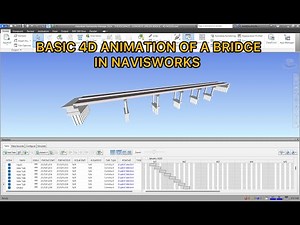 BASIC 4D ANIMATION - Concrete Girder Bridge