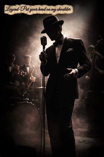 Watch a classic crooner come alive! Jazz vibes, smoky stage, and your song sung in timeless style.