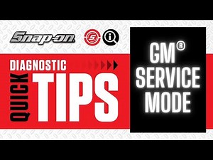 GM® Service Mode | Quick Tip | Snap-on Diagnostics