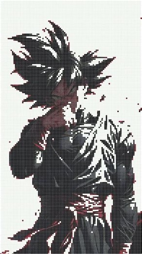 Pixel Build Series [ 007 ] | Image Revealed Pixel by Pixel #shorts #creativecoding #trending