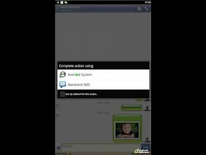Working with Handcent SMS