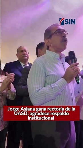 Jorge Asjana wins UASD rectorship; expresses gratitude for institutional support