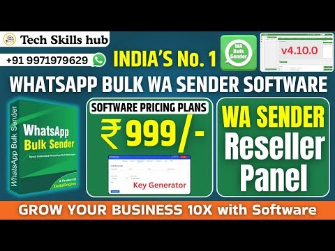 WA Sender Reseller Panel v4.10.0 | WhatsApp Bulk Sender Reseller Software | Demo & Price