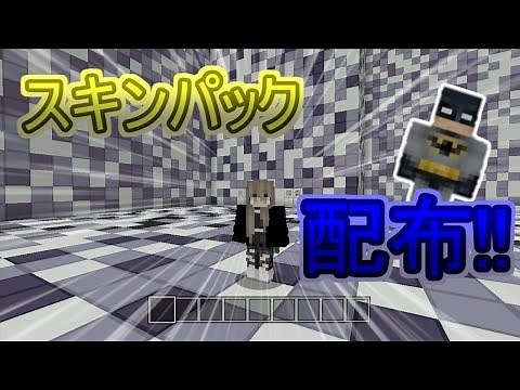 【マイクラWiiU】スキンパック配布!!