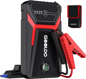 GOOLOO Car Jump Starter,1500A Peak 12V Battery Jump Box with Quick Charge Out(Up to 6.0L Gas and 4.0L Diesel Engines),GE1500 Portable Battery Booster Pack Power Bank Car Starter