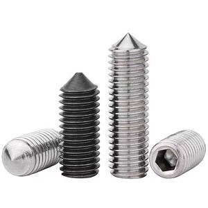 ISO4027 Stainless Steel Hexagon Socket Set Screw with Cone Point