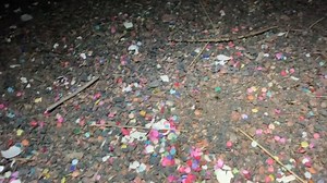 Glitter bombs, confetti eggs litter picnic site at Jefferson County mountain park