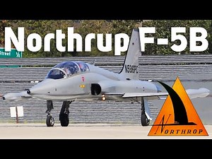 HD RARE Northrop F-5B Freedom Fighter N586PC LOUD Takeoff from San Jose International Airport