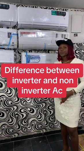 The main difference lies in how they regulate compressor speed. Inverter ACs adjust compressor speed based on cooling needs, leading to energy efficiency and more consistent temperature. Non-inverter ACs operate at a fixed speed, turning on and off to maintain the desired temperature, which can be less energy-efficient. Inverters are generally quieter and offer better temperature control. #ac #Ac #airconditioner #airconditioning #hisense #lg #samsung #electronicsshop #electronicsshopnigeria #hom