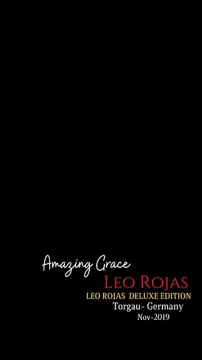 Sublime interpretação de Leo Rojas de "Amazing Grace", comovente e envolvente 😌🫠🌟🕊💗🎶 Amazing Grace é uma linda canção inspirada no lamento murmurado por escravos, proibidos de pronunciar palavras, durante o trajeto em navios negreiros da África para as Américas. Foi composta em 1779 pelo inglês John Newton, um traficante de escravos ateu, que após enfrentar uma tempestade no mar que quase o levou a morte, suplicou pelo perdão de Deus e sua salvação e se converteu à vida cristã, tornando-se