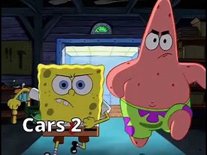 Pixar Films Portrayed by Spongebob