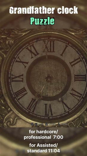 Grandfather Clock Puzzle / Clock Puzzle - Resident Evil 4